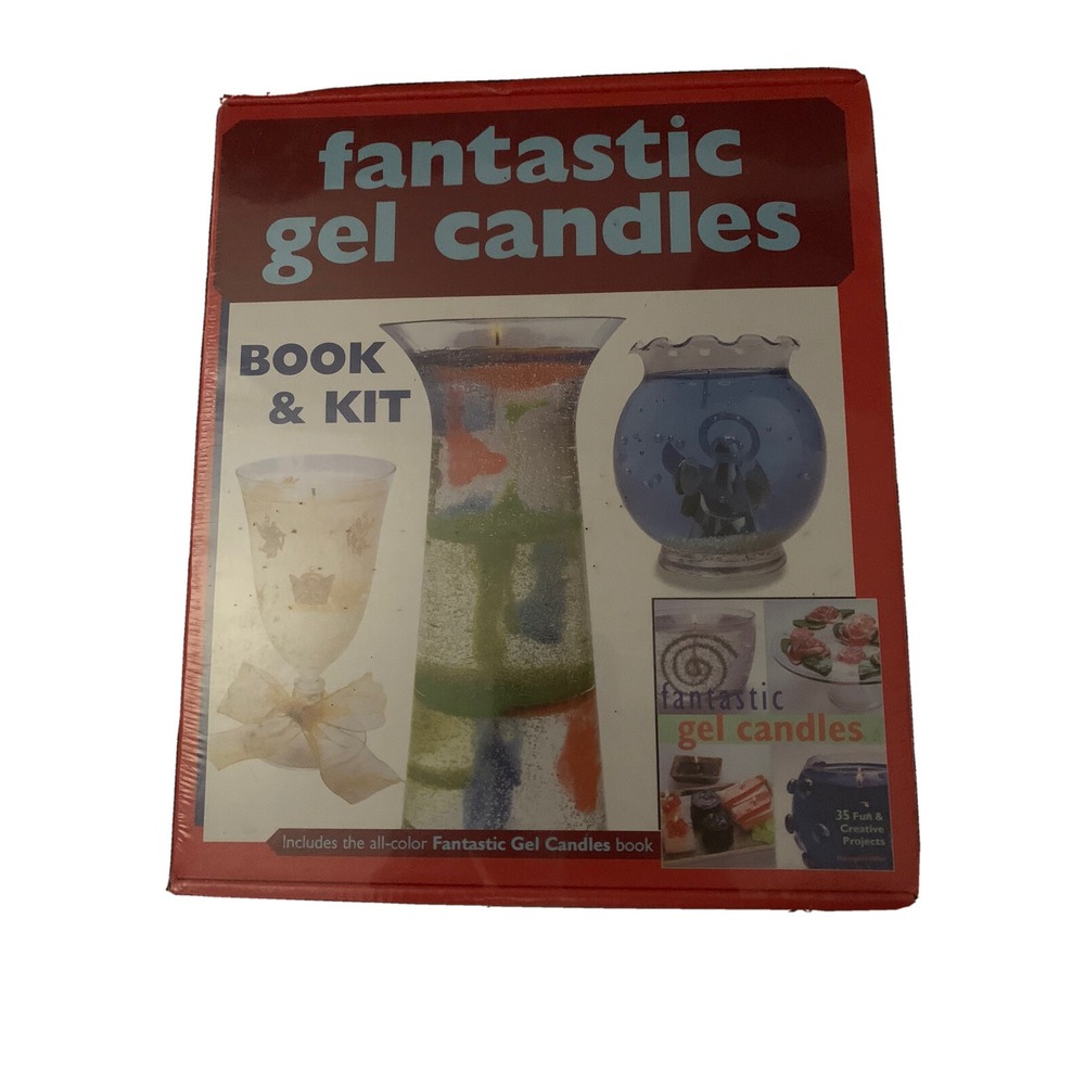 Fantastic Gel Candles Book and Kit by Inc. Sterling Publishing Co. (2002, Kit)